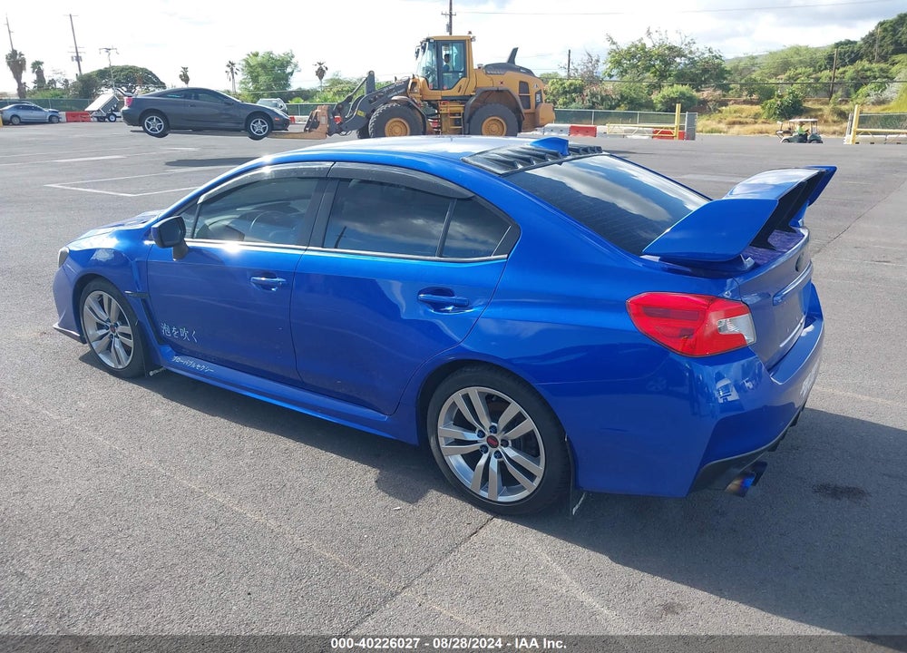 2015 SUBARU WRX VIN: JF1VA1A65F9827742