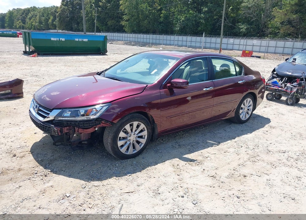2013 HONDA ACCORD EX-L VIN: 1HGCR2F80DA271878