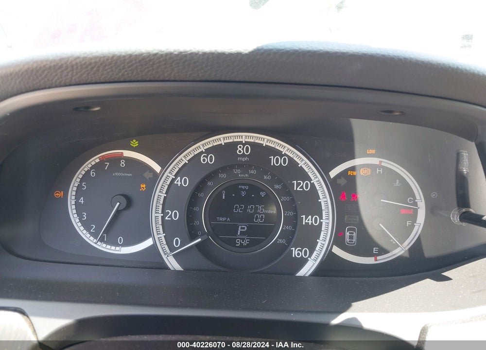 2013 HONDA ACCORD EX-L VIN: 1HGCR2F80DA271878