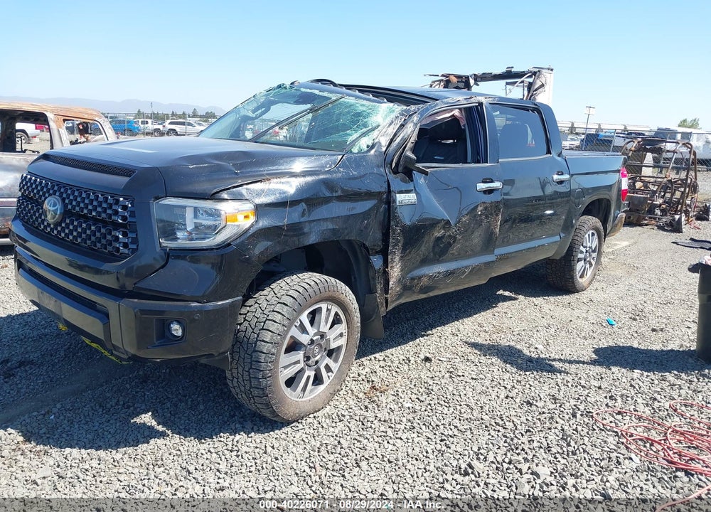 2018 TOYOTA TUNDRA PLATINUM 5.7L V8 VIN: 5TFAY5F17JX693667