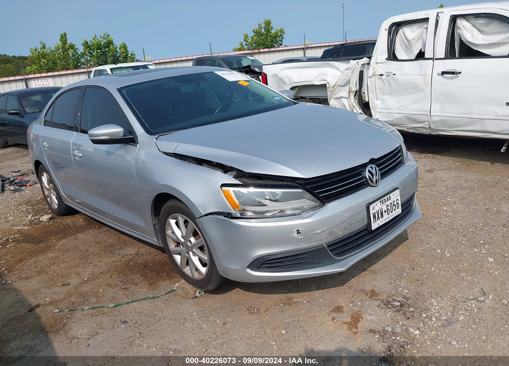 2014 VOLKSWAGEN JETTA 1.8T SE VIN: 3VWD07AJ1EM209296