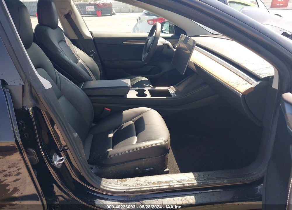 2021 TESLA MODEL 3 STANDARD RANGE PLUS REAR-WHEEL DRIVE VIN: 5YJ3E1EA8MF069418