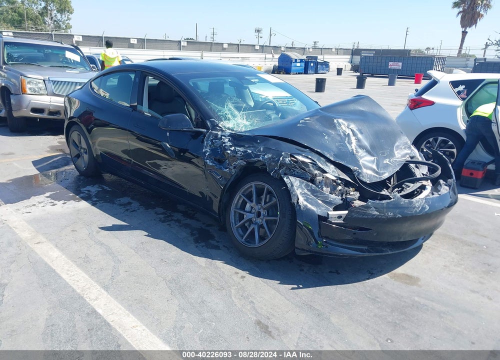 2021 TESLA MODEL 3 STANDARD RANGE PLUS REAR-WHEEL DRIVE VIN: 5YJ3E1EA8MF069418
