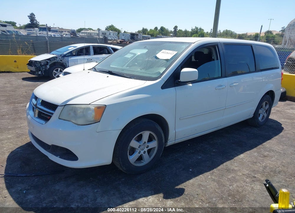 2013 DODGE GRAND CARAVAN SXT VIN: 2C4RDGCG2DR580652