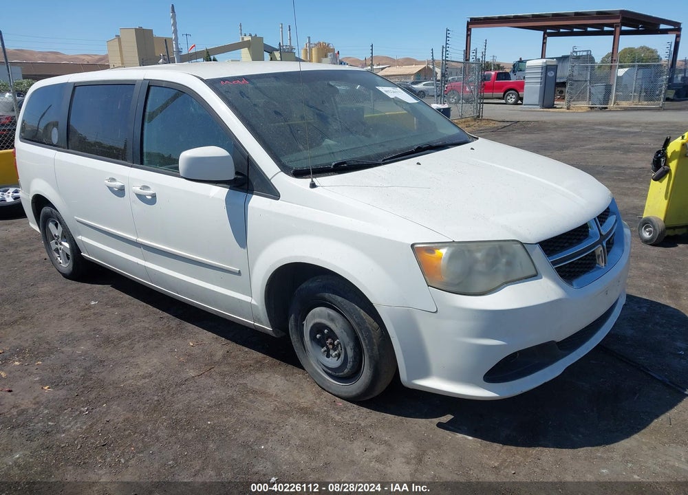 2013 DODGE GRAND CARAVAN SXT VIN: 2C4RDGCG2DR580652