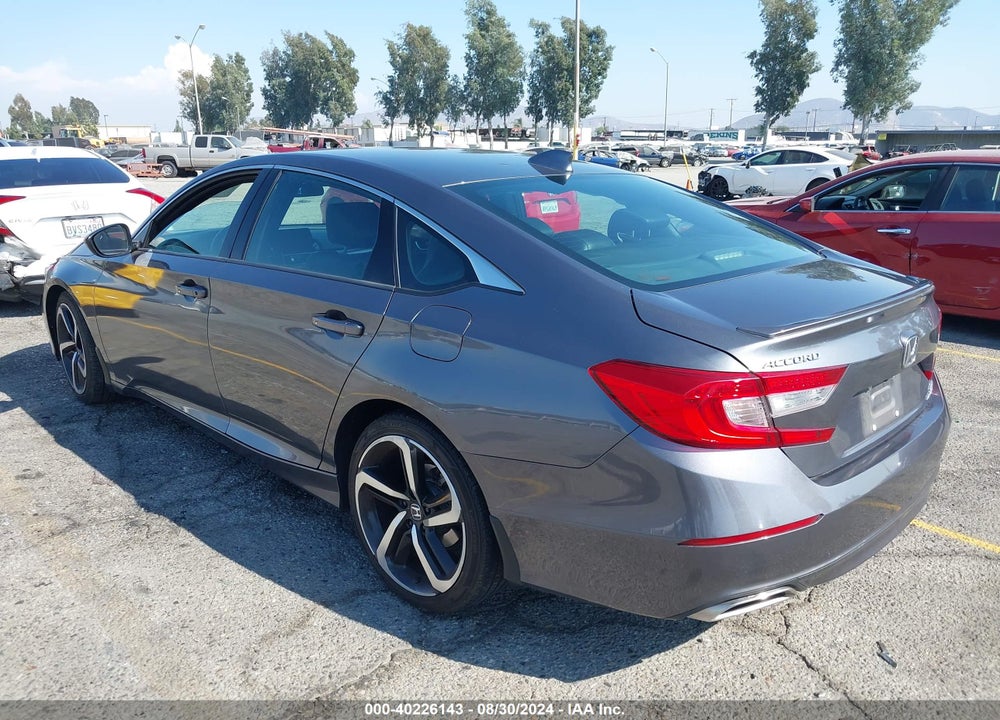 2020 HONDA ACCORD SPORT 2.0T VIN: 1HGCV2F34LA021591