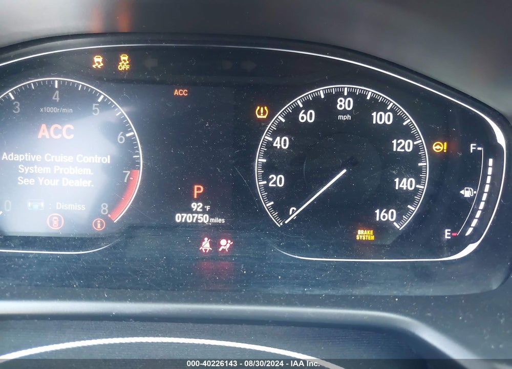 2020 HONDA ACCORD SPORT 2.0T VIN: 1HGCV2F34LA021591