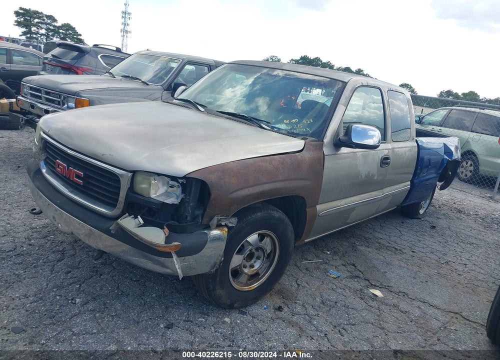 2000 GMC SIERRA 1500 SLE VIN: 1GTEC19T3YZ118860