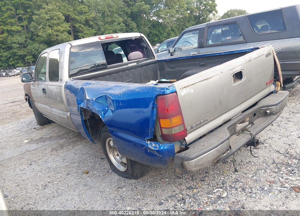 2000 GMC SIERRA 1500 SLE VIN: 1GTEC19T3YZ118860