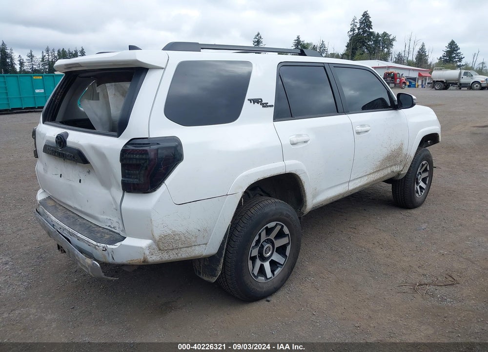 2022 TOYOTA 4RUNNER TRD OFF ROAD PREMIUM VIN: JTERU5JR0N6077974
