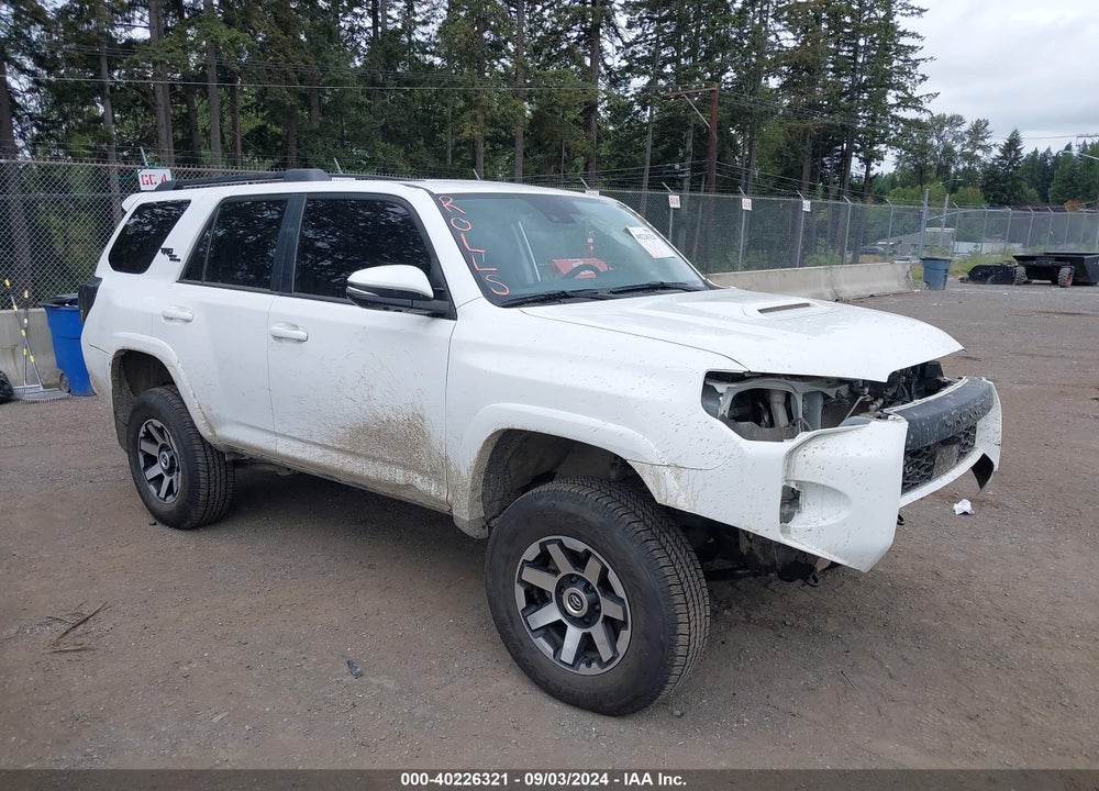 2022 TOYOTA 4RUNNER TRD OFF ROAD PREMIUM VIN: JTERU5JR0N6077974