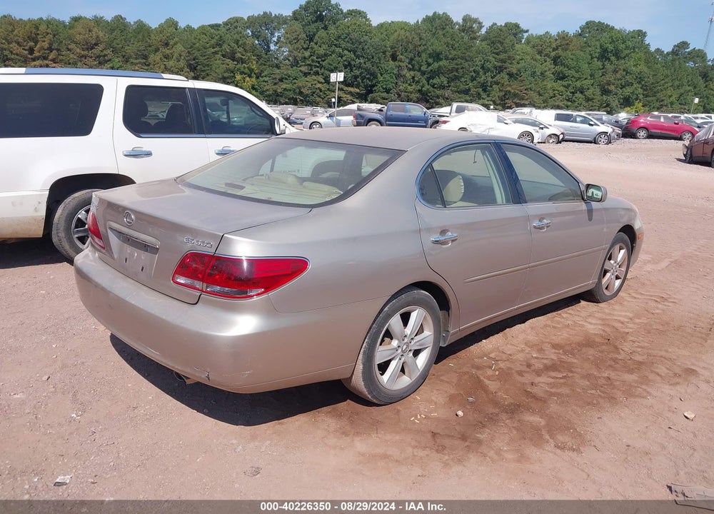 2005 LEXUS ES 330 VIN: JTHBA30G055098492
