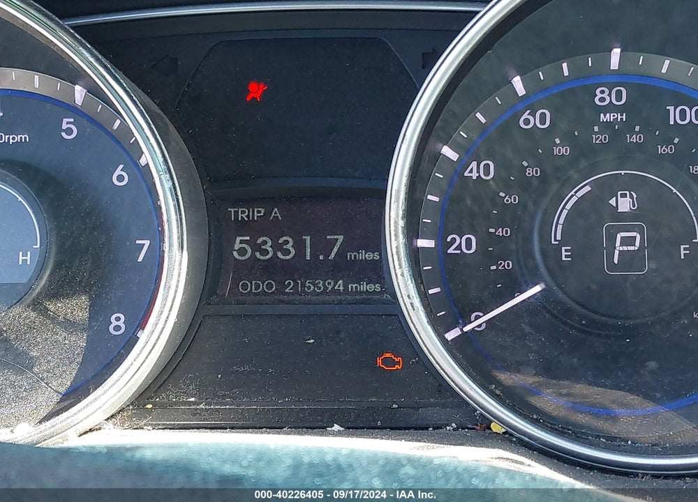2011 HYUNDAI SONATA GLS VIN: 5NPEB4AC6BH126658