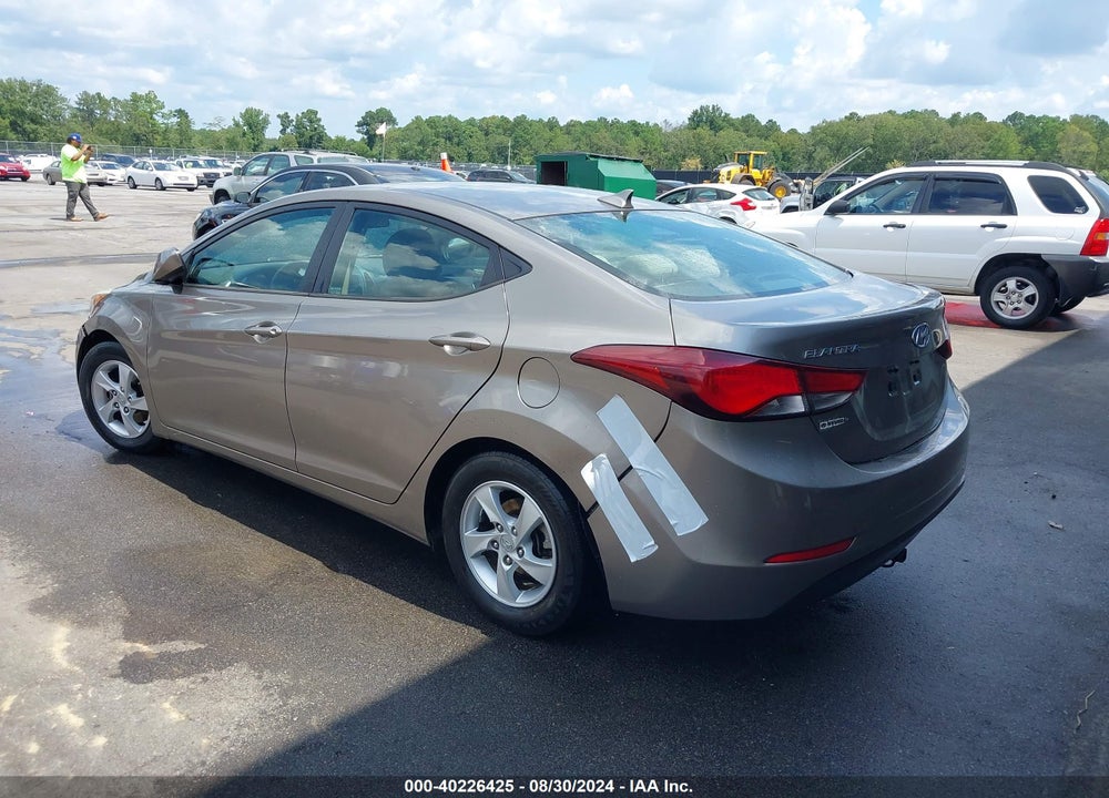 2014 HYUNDAI ELANTRA SE VIN: 5NPDH4AE2EH488874