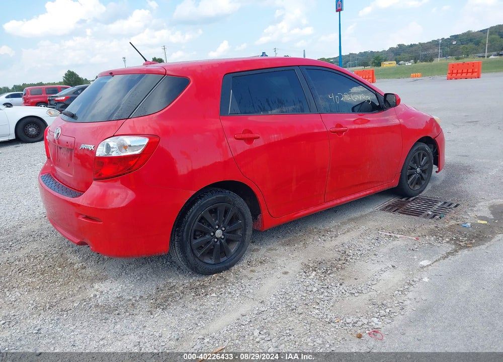 2009 TOYOTA MATRIX VIN: 2T1KU40E99C018256