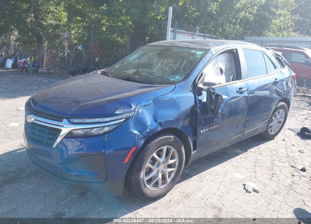 2022 CHEVROLET EQUINOX VIN: 3GNAXFEV7NS232593