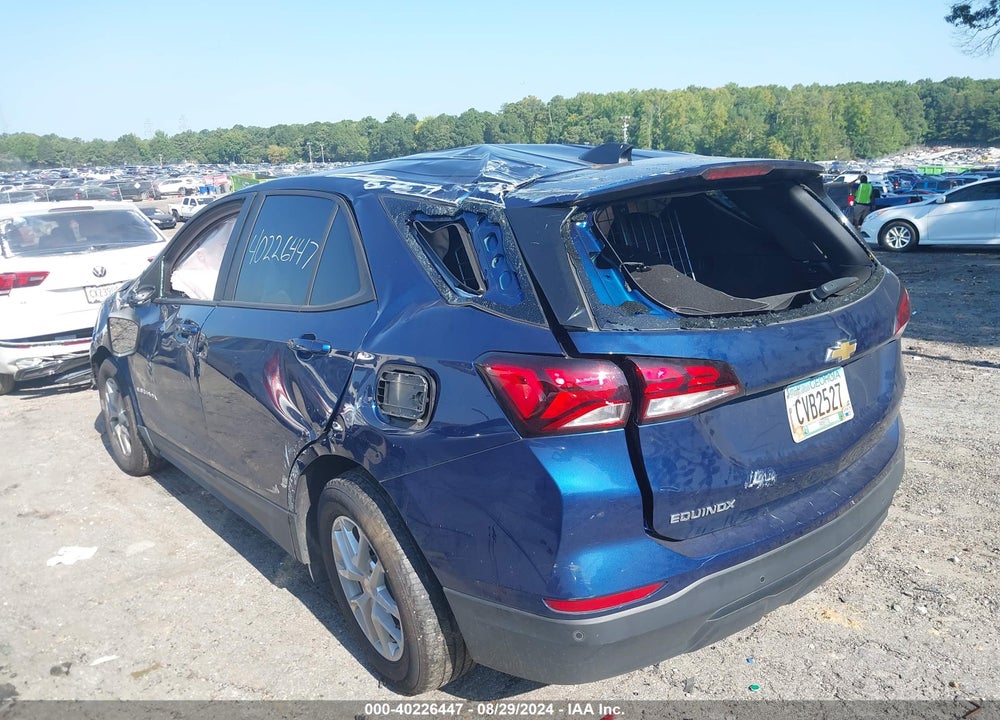 2022 CHEVROLET EQUINOX VIN: 3GNAXFEV7NS232593