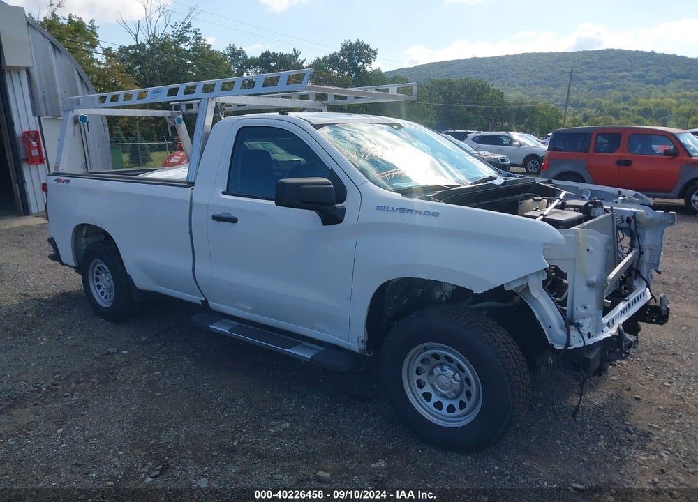 2022 CHEVROLET SILVERADO 1500 4WD REGULAR CAB LONG BED WT VIN: 3GCNDAED5NG526395