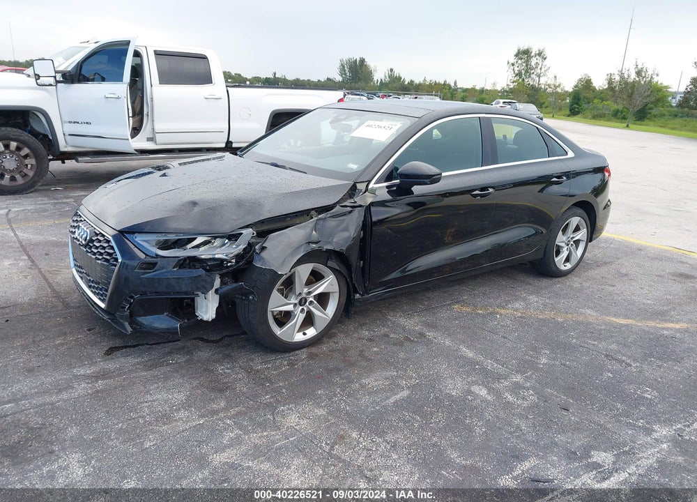 2022 AUDI A3 PREMIUM 40 TFSI FRONT-WHEEL DRIVE S TRONIC VIN: WAUAUDGY1NA039237