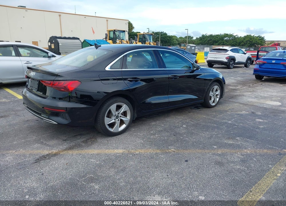 2022 AUDI A3 PREMIUM 40 TFSI FRONT-WHEEL DRIVE S TRONIC VIN: WAUAUDGY1NA039237