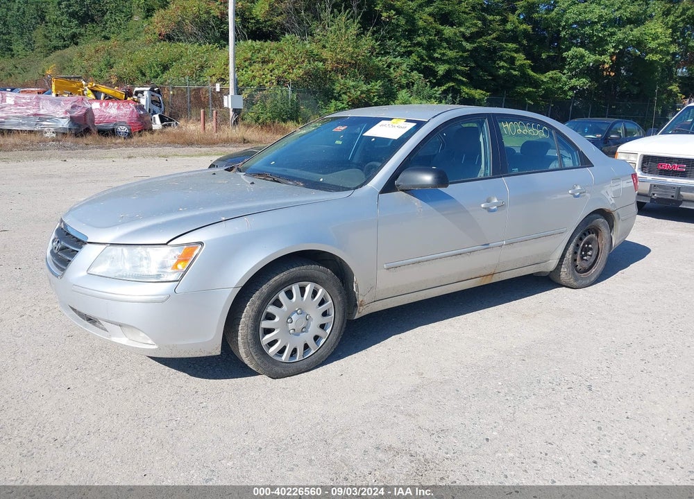 2009 HYUNDAI SONATA GLS VIN: 5NPET46C09H410111