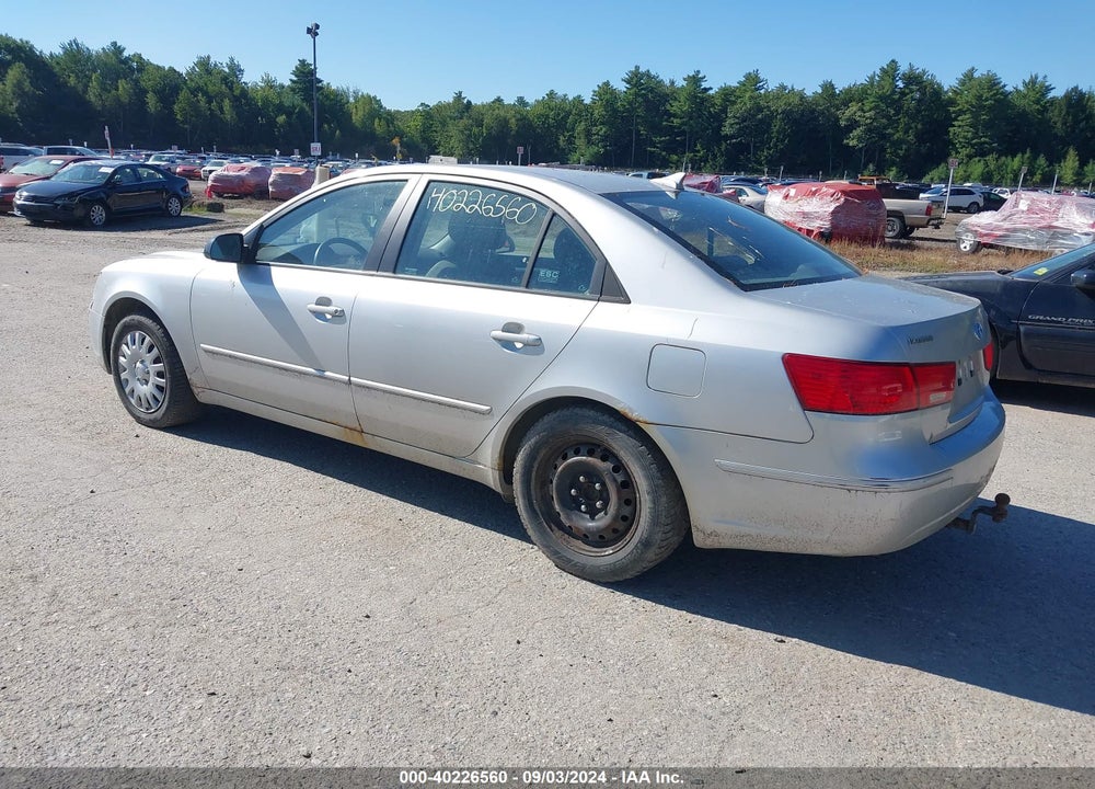 2009 HYUNDAI SONATA GLS VIN: 5NPET46C09H410111