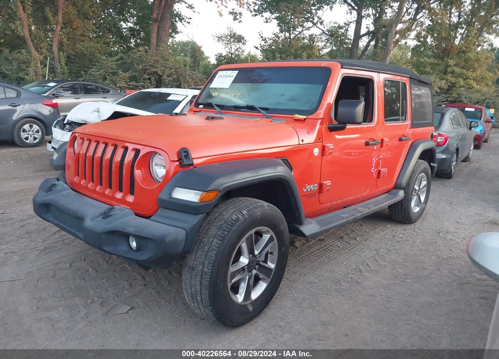 2018 ANGLER JEEP WR UNLIMITED SPORT S 4X4 VIN: 1C4HJXDG6JW216336