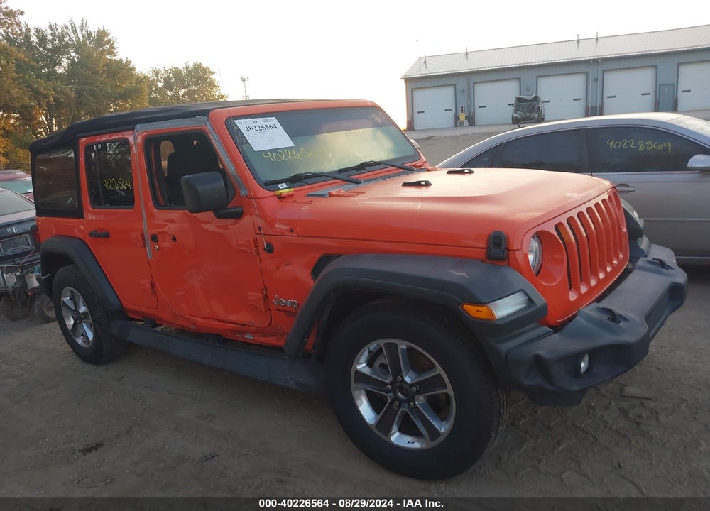 2018 ANGLER JEEP WR UNLIMITED SPORT S 4X4 VIN: 1C4HJXDG6JW216336