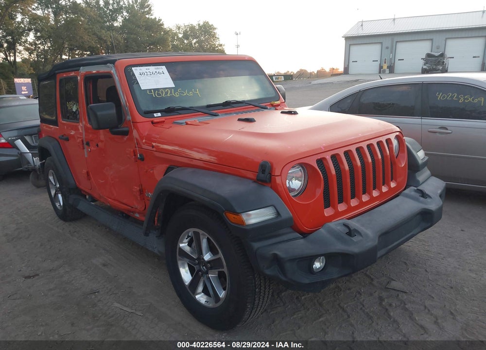 2018 ANGLER JEEP WR UNLIMITED SPORT S 4X4 VIN: 1C4HJXDG6JW216336
