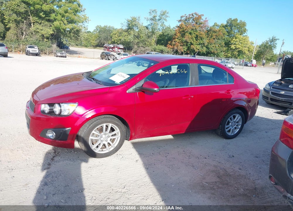 2012 CHEVROLET SONIC 2LT VIN: 1G1JC5SH5C4214144
