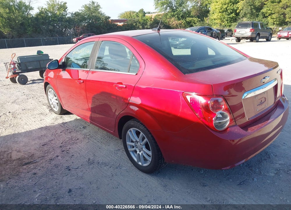 2012 CHEVROLET SONIC 2LT VIN: 1G1JC5SH5C4214144