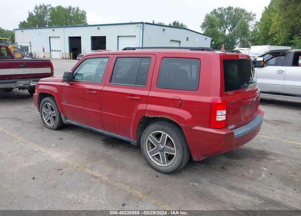 2009 JEEP PATRIOT SPORT VIN: 1J4FT28B19D230312