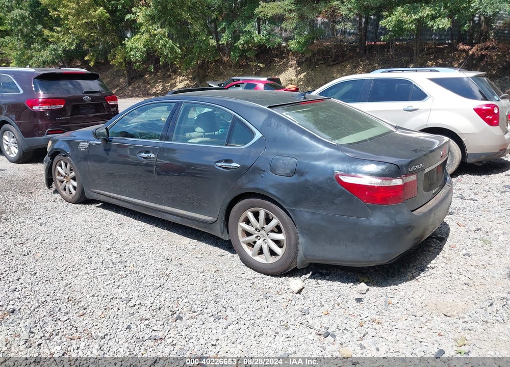 2009 LEXUS LS 460 VIN: JTHCL46F395001164
