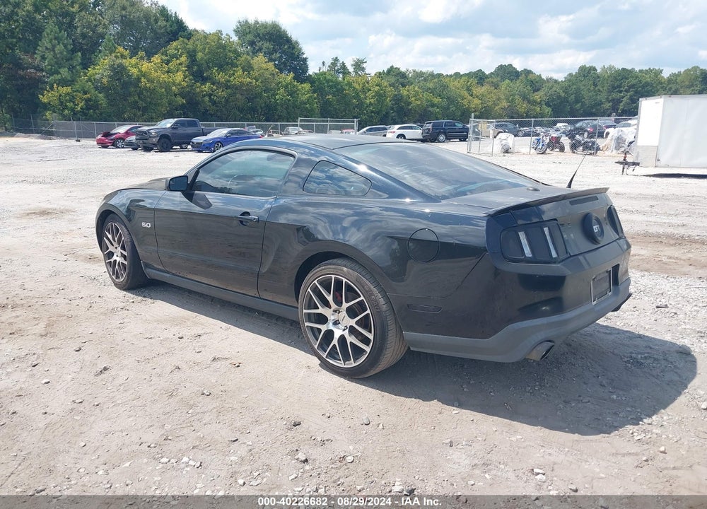 2011 FORD MUSTANG GT PREMIUM VIN: 1ZVBP8CFXB5156780