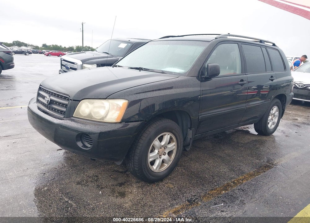 2001 TOYOTA HIGHLANDER V6 VIN: JTEGF21AX10025016