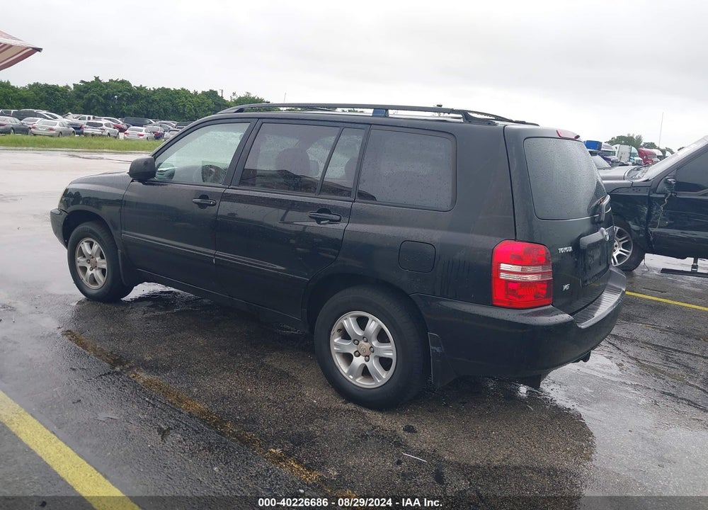 2001 TOYOTA HIGHLANDER V6 VIN: JTEGF21AX10025016