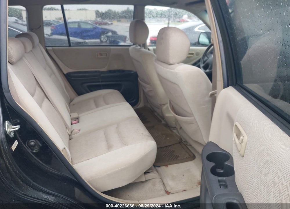 2001 TOYOTA HIGHLANDER V6 VIN: JTEGF21AX10025016