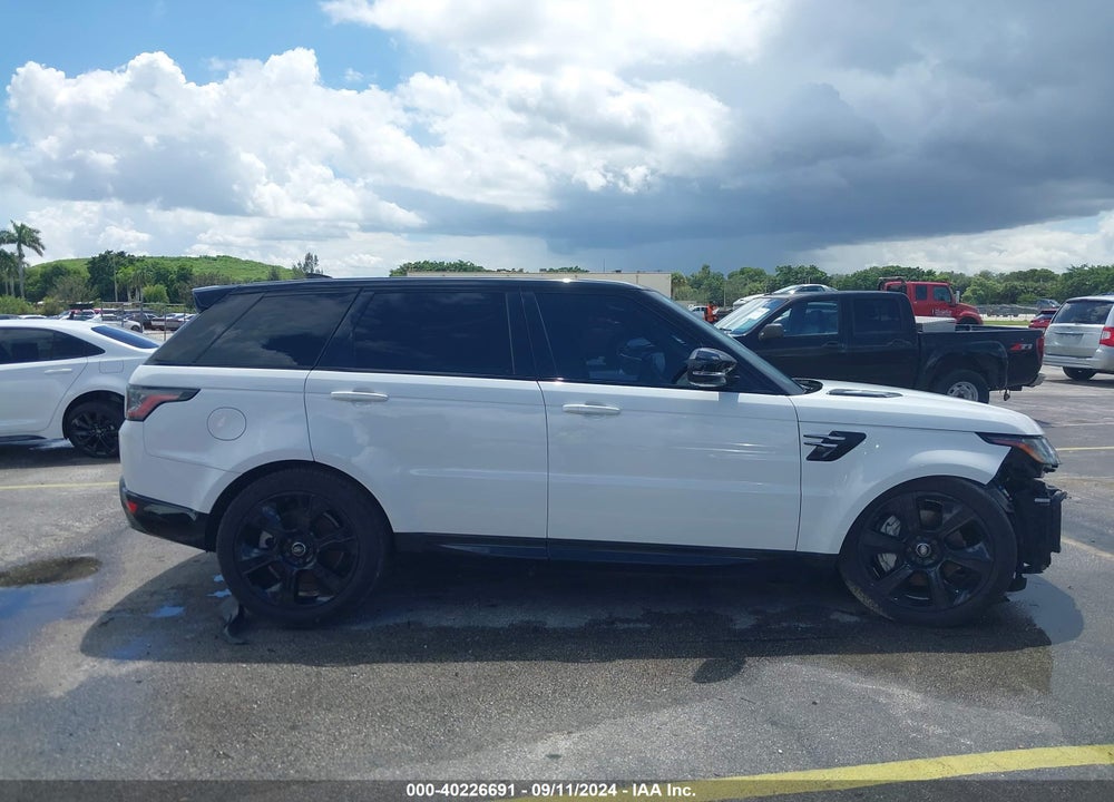 2019 LAND ROVER RANGE ROVER SPORT HSE VIN: SALWR2RV5KA415248