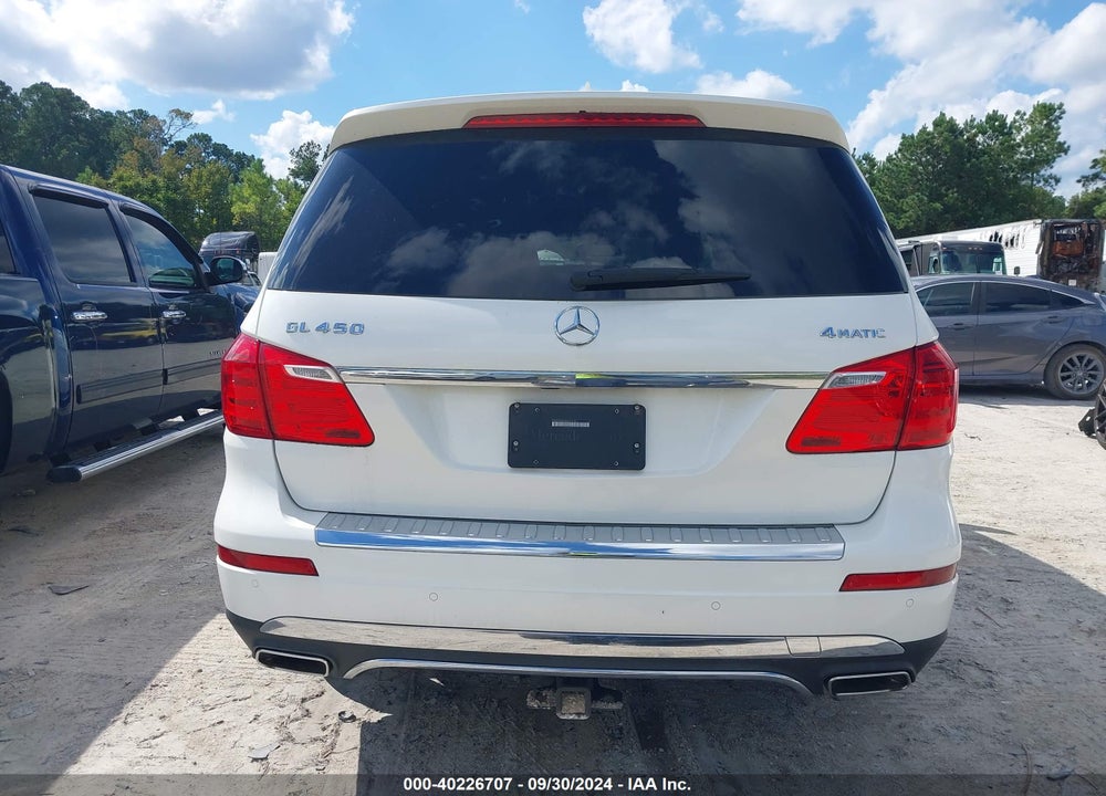 2016 MERCEDES-BENZ GL 450 4MATIC VIN: 4JGDF6EE5GA675172