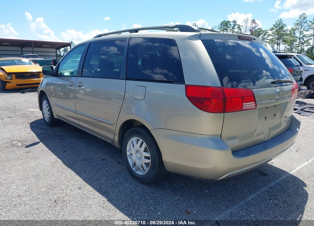 2004 TOYOTA SIENNA LE VIN: 5TDZA23C84S106401