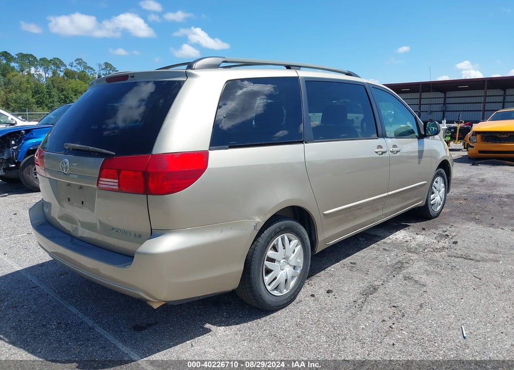 2004 TOYOTA SIENNA LE VIN: 5TDZA23C84S106401