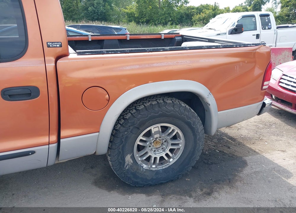 2000 DODGE DAKOTA SLT/SPORT VIN: 1B7HG2AZ6YS629513