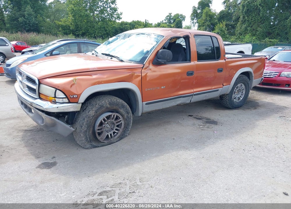 2000 DODGE DAKOTA SLT/SPORT VIN: 1B7HG2AZ6YS629513