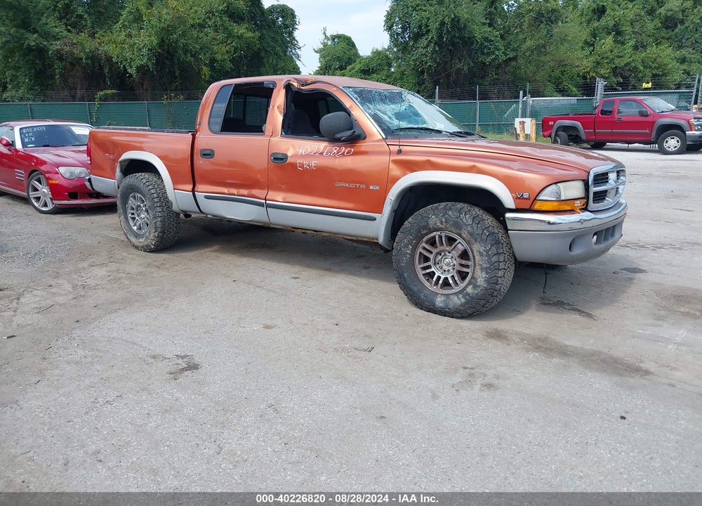 2000 DODGE DAKOTA SLT/SPORT VIN: 1B7HG2AZ6YS629513