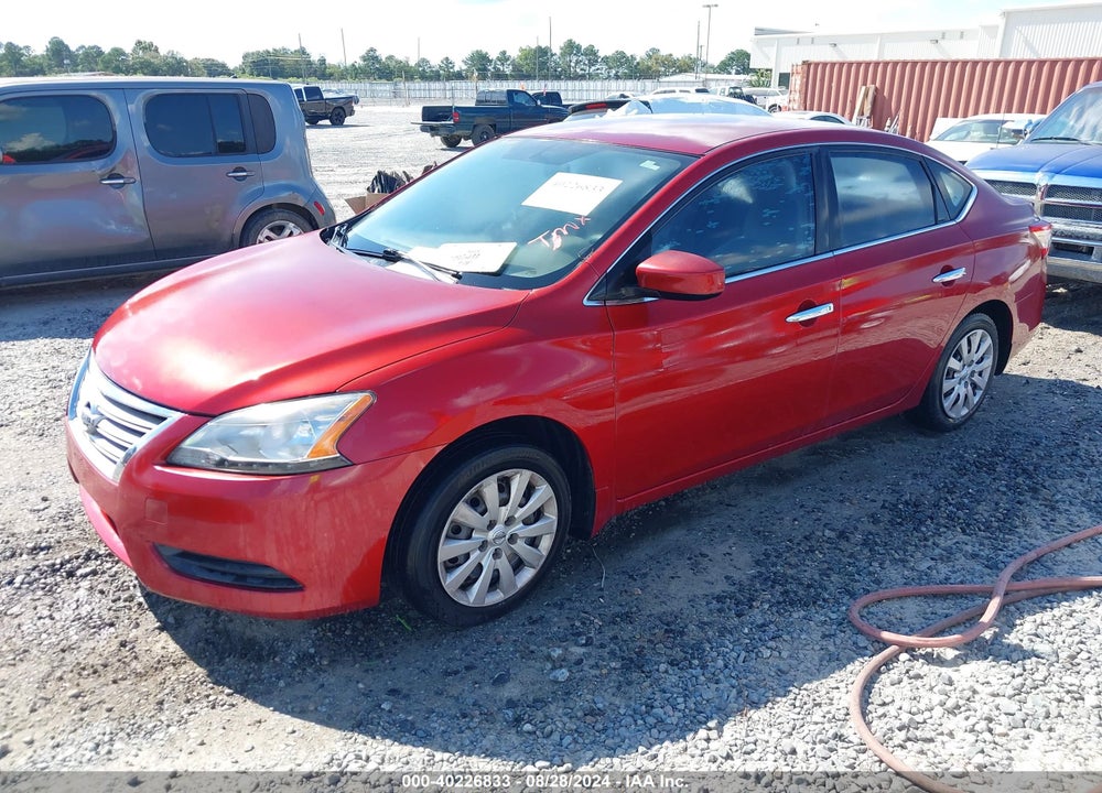 2013 NISSAN SENTRA SV VIN: 3N1AB7AP8DL723187