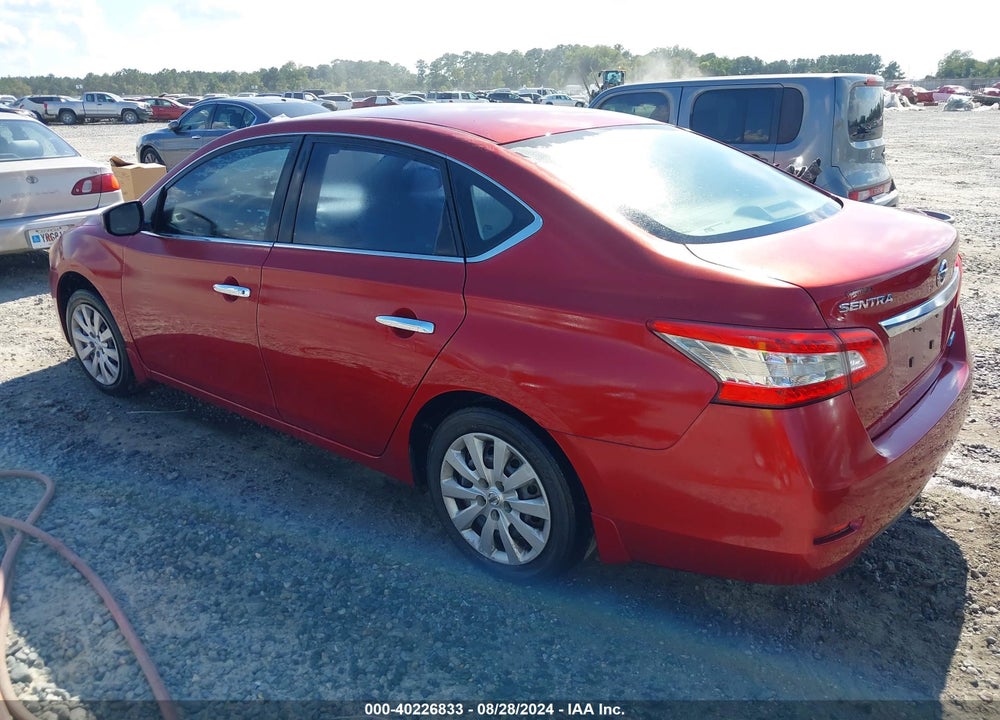 2013 NISSAN SENTRA SV VIN: 3N1AB7AP8DL723187
