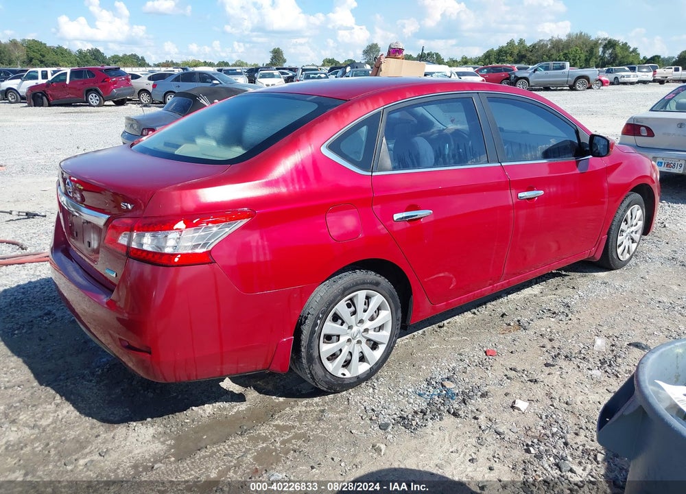 2013 NISSAN SENTRA SV VIN: 3N1AB7AP8DL723187