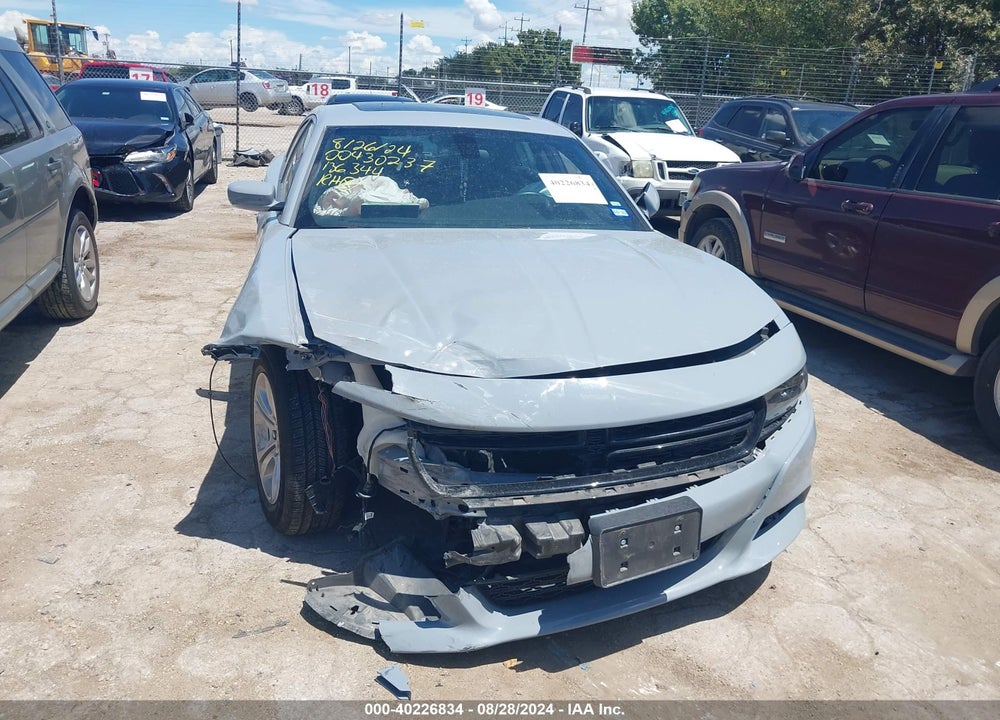 2022 DODGE CHARGER SXT RWD VIN: 2C3CDXBG3NH136344