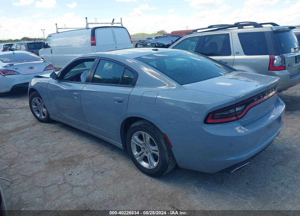 2022 DODGE CHARGER SXT RWD VIN: 2C3CDXBG3NH136344
