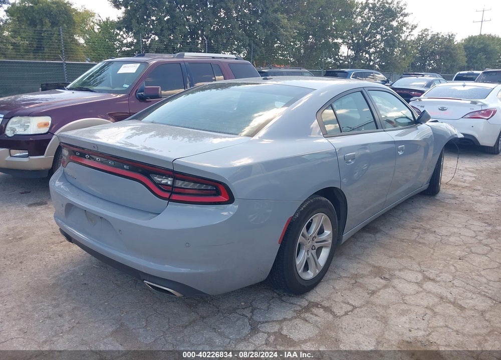 2022 DODGE CHARGER SXT RWD VIN: 2C3CDXBG3NH136344